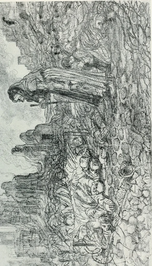 An illustration from Attraverso gli albi e le cartelle : sensazioni d'arte, 1904, leaf 328