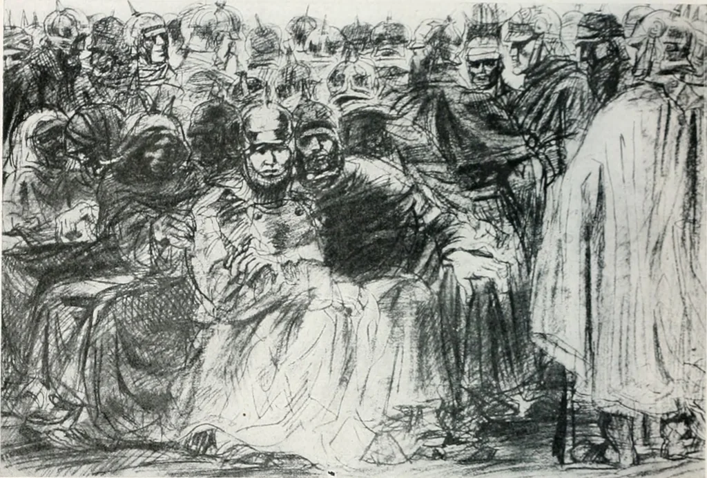 An illustration from Attraverso gli albi e le cartelle : sensazioni d'arte, 1904, leaf 329