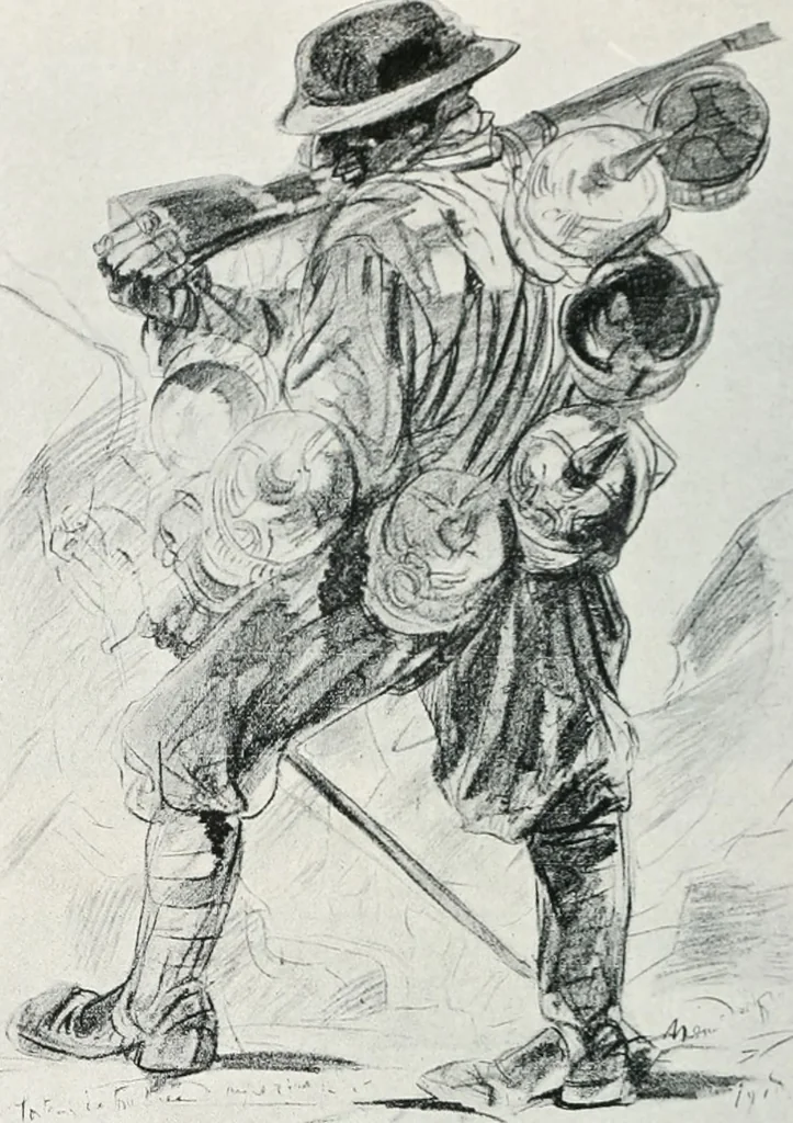 An illustration from Attraverso gli albi e le cartelle : sensazioni d'arte, 1904, leaf 333