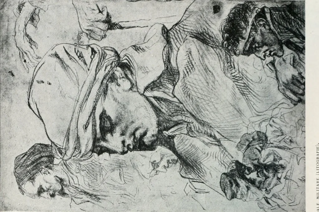 An illustration from Attraverso gli albi e le cartelle : sensazioni d'arte, 1904, leaf 341