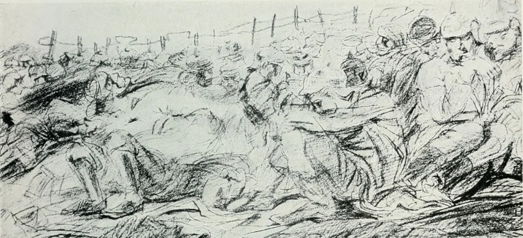 An illustration from Attraverso gli albi e le cartelle : sensazioni d'arte, 1904, leaf 348