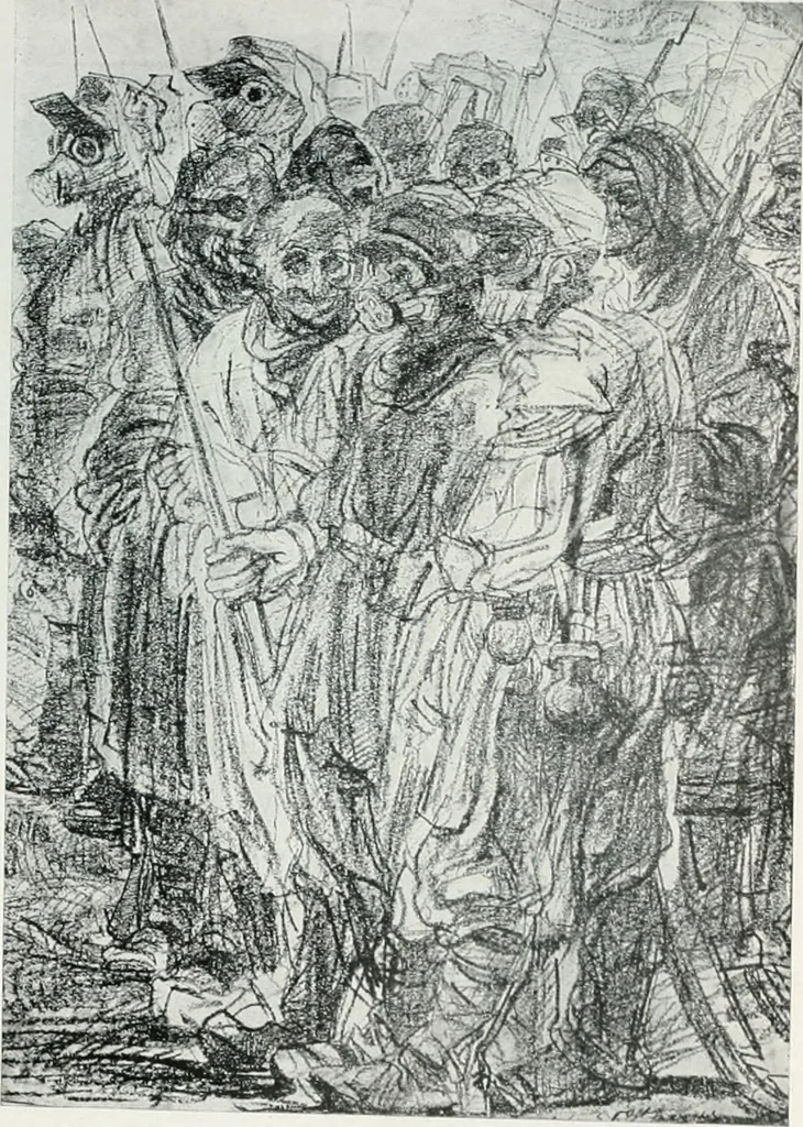 An illustration from Attraverso gli albi e le cartelle : sensazioni d'arte, 1904, leaf 350