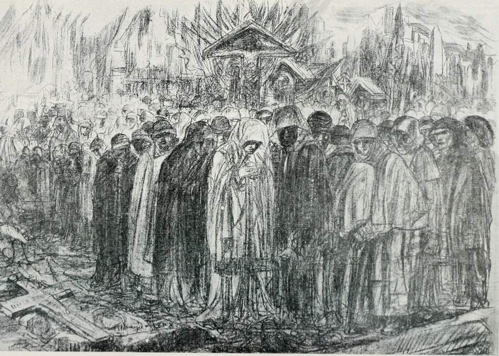 An illustration from Attraverso gli albi e le cartelle : sensazioni d'arte, 1904, leaf 351