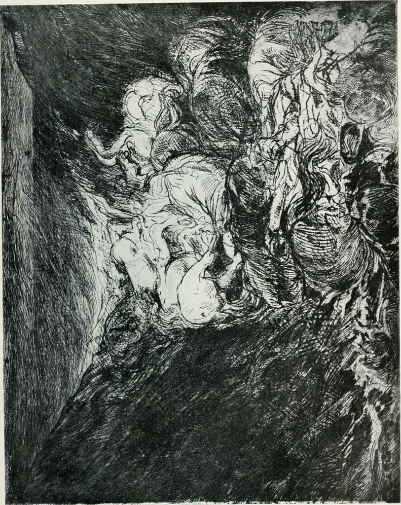 An illustration from Attraverso gli albi e le cartelle : sensazioni d'arte, 1904, leaf 352