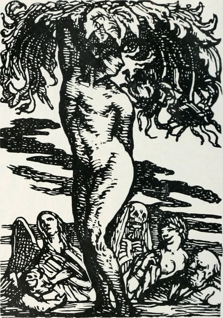 An illustration from Attraverso gli albi e le cartelle : sensazioni d'arte, 1904, leaf 369