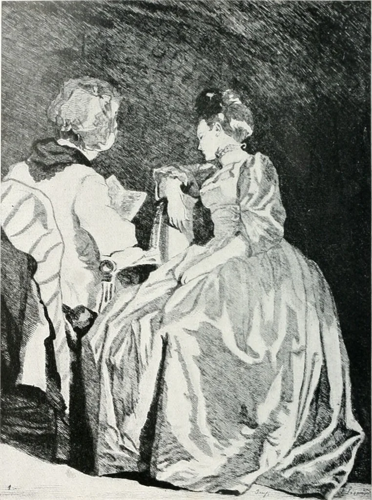 An illustration from Attraverso gli albi e le cartelle : sensazioni d'arte, 1904, leaf 37