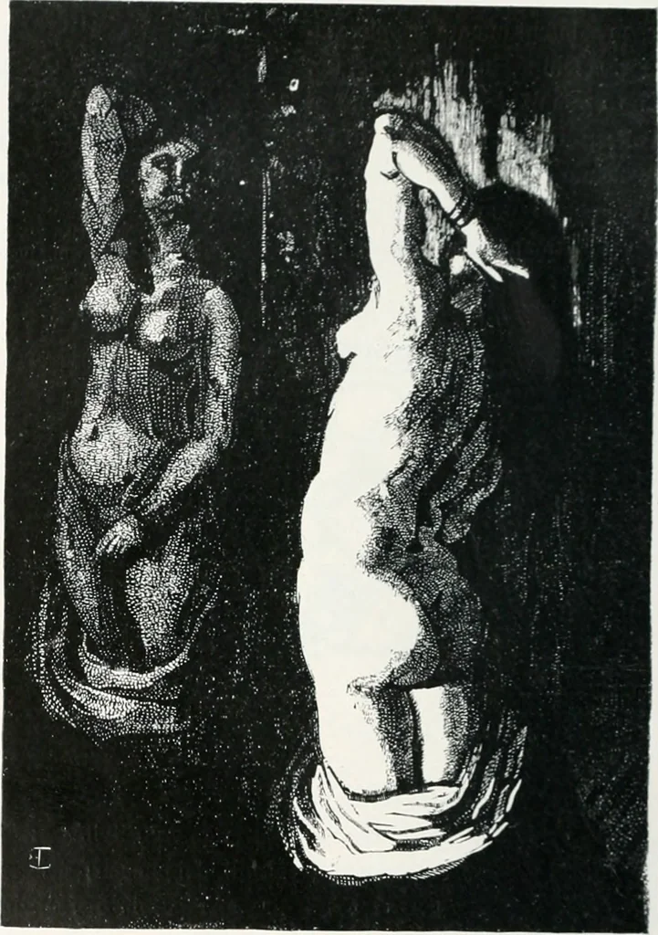 An illustration from Attraverso gli albi e le cartelle : sensazioni d'arte, 1904, leaf 375