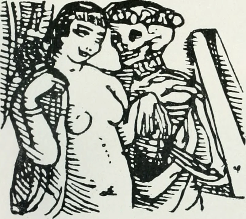 An illustration from Attraverso gli albi e le cartelle : sensazioni d'arte, 1904, leaf 376