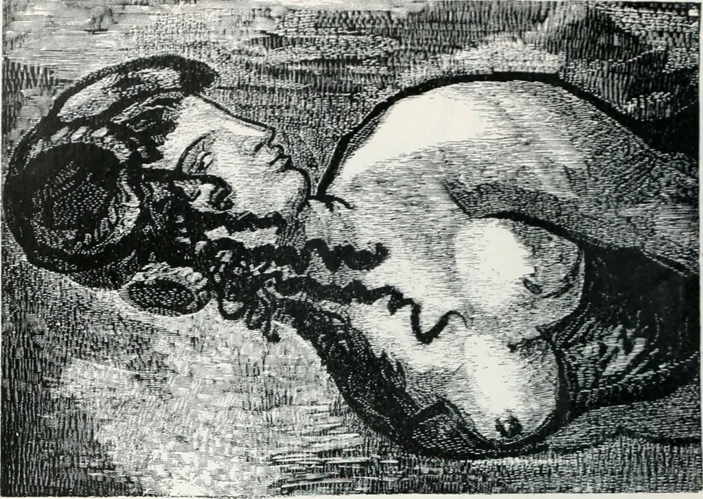 An illustration from Attraverso gli albi e le cartelle : sensazioni d'arte, 1904, leaf 377