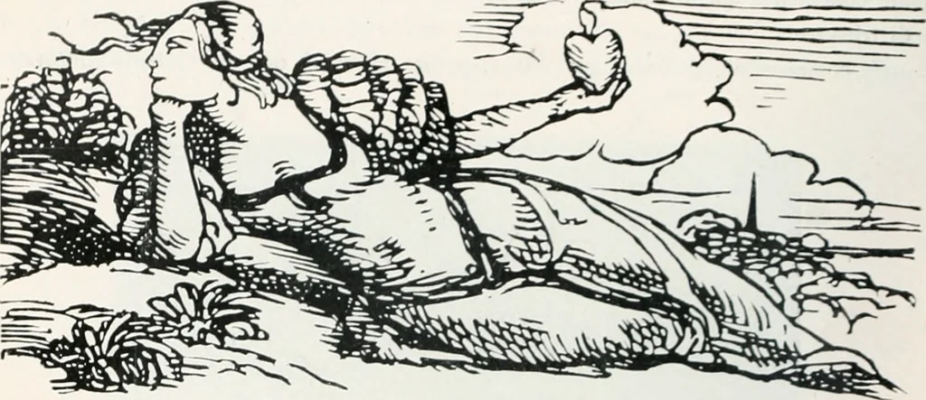 An illustration from Attraverso gli albi e le cartelle : sensazioni d'arte, 1904, leaf 391