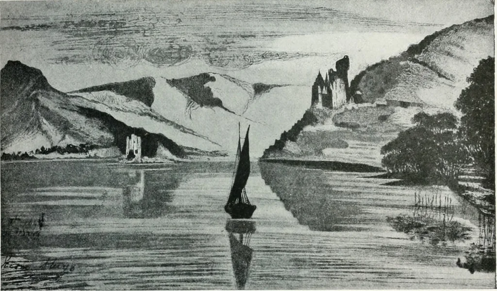 An illustration from Attraverso gli albi e le cartelle : sensazioni d'arte, 1904, leaf 50