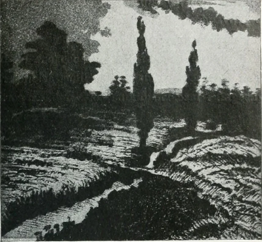 An illustration from Attraverso gli albi e le cartelle : sensazioni d'arte, 1904, leaf 52