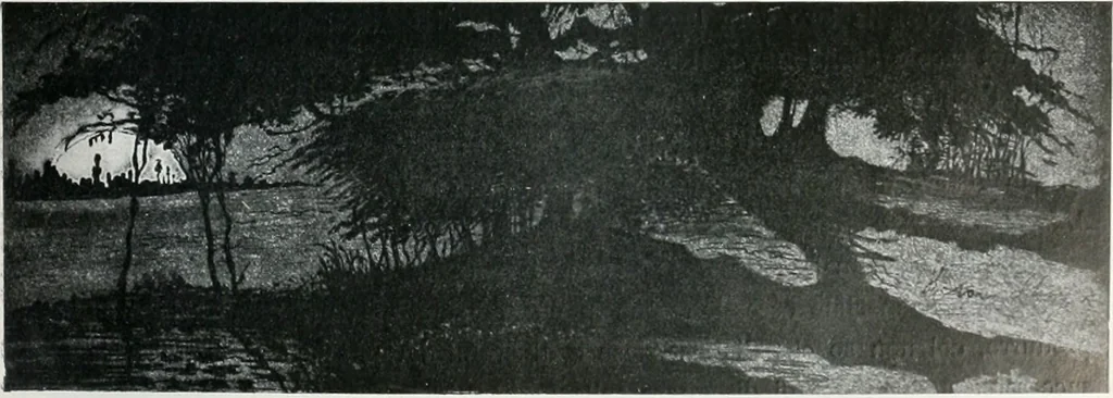 An illustration from Attraverso gli albi e le cartelle : sensazioni d'arte, 1904, leaf 52