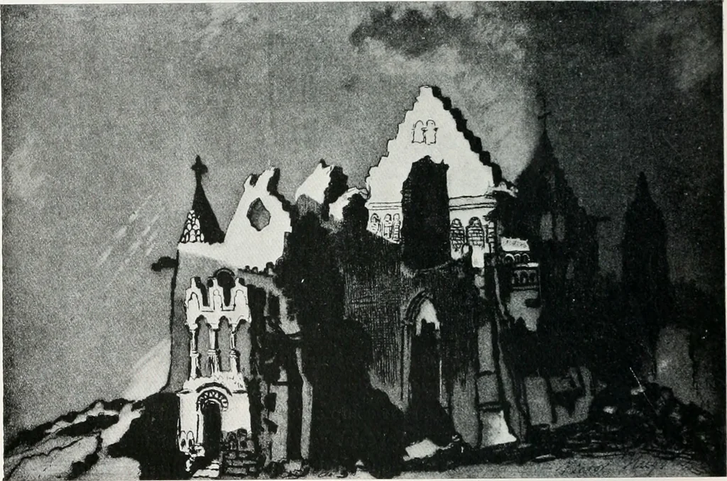 An illustration from Attraverso gli albi e le cartelle : sensazioni d'arte, 1904, leaf 53
