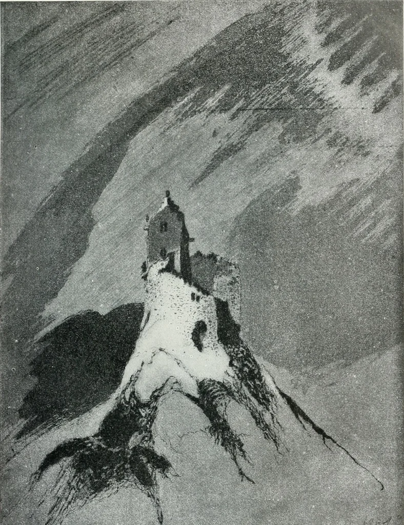 An illustration from Attraverso gli albi e le cartelle : sensazioni d'arte, 1904, leaf 54