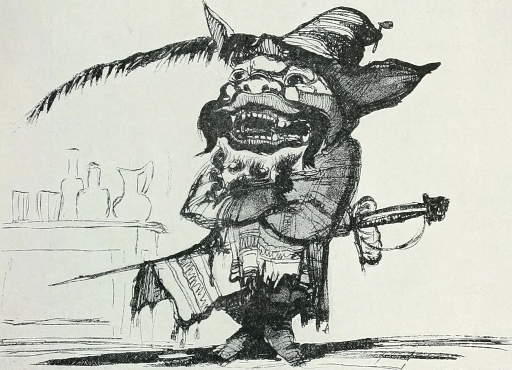 An illustration from Attraverso gli albi e le cartelle : sensazioni d'arte, 1904, leaf 56
