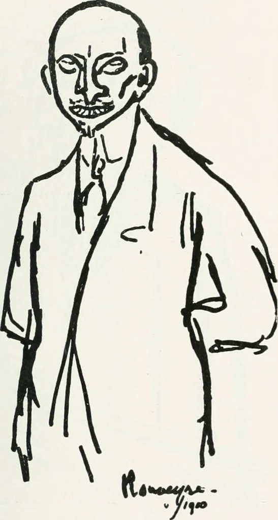 An illustration from Attraverso gli albi e le cartelle : sensazioni d'arte, 1904, leaf 72