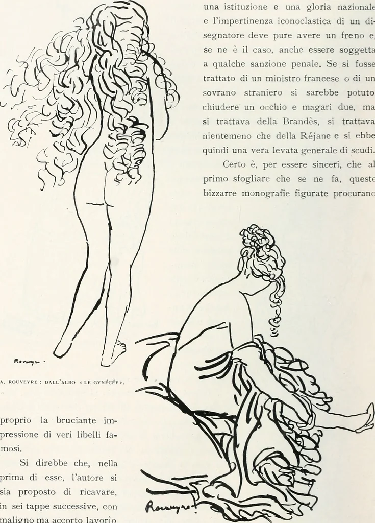 An illustration from Attraverso gli albi e le cartelle : sensazioni d'arte, 1904, leaf 87