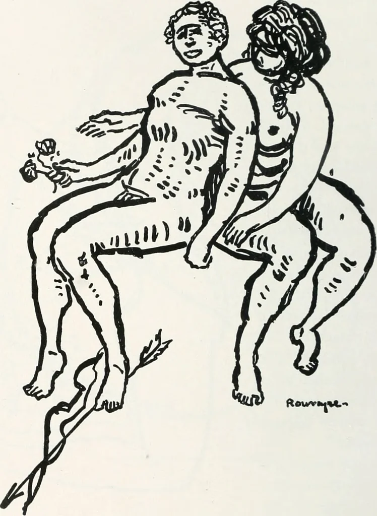An illustration from Attraverso gli albi e le cartelle : sensazioni d'arte, 1904, leaf 91