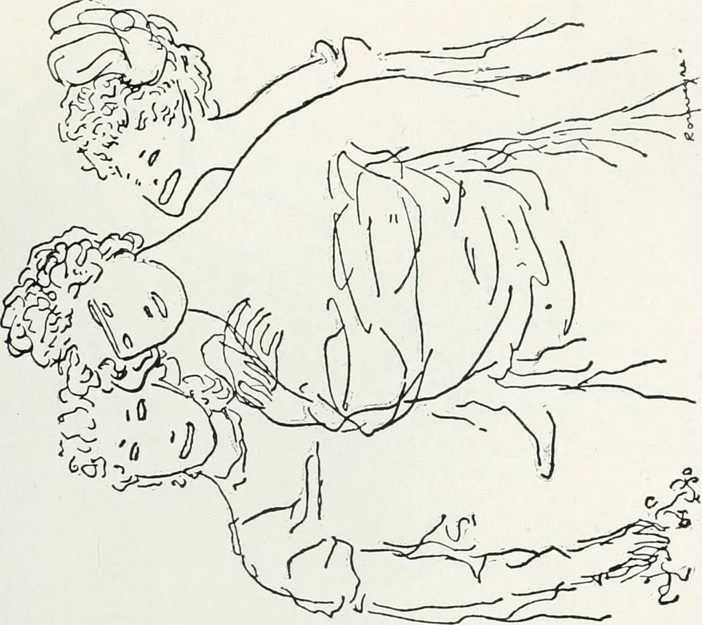 An illustration from Attraverso gli albi e le cartelle : sensazioni d'arte, 1904, leaf 92