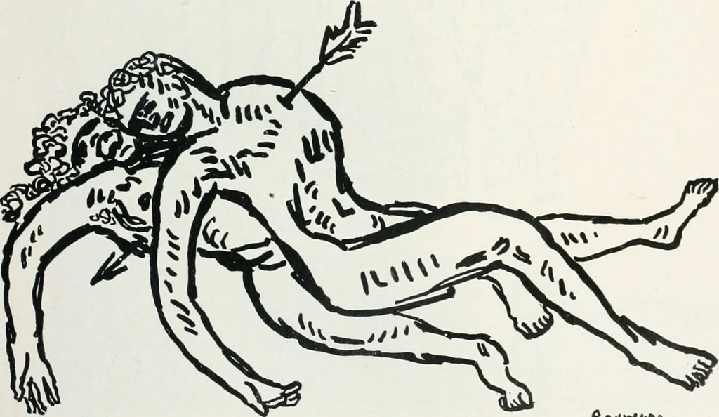 An illustration from Attraverso gli albi e le cartelle : sensazioni d'arte, 1904, leaf 94