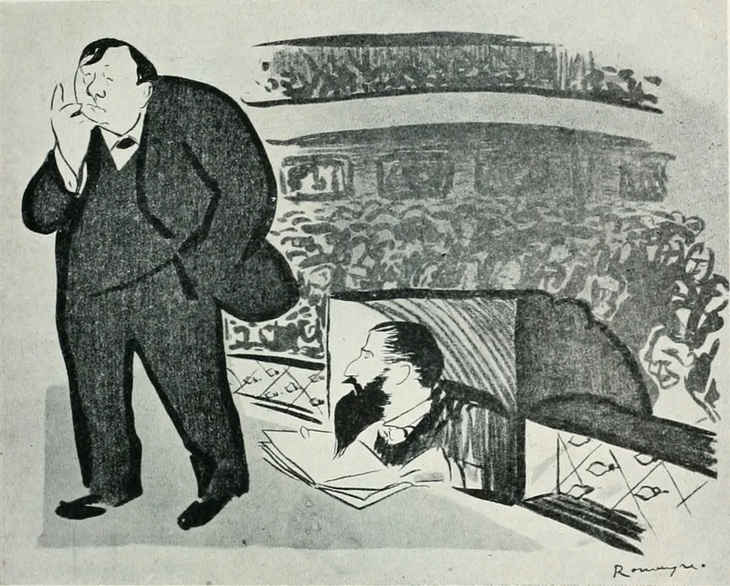 An illustration from Attraverso gli albi e le cartelle : sensazioni d'arte, 1904, leaf 98