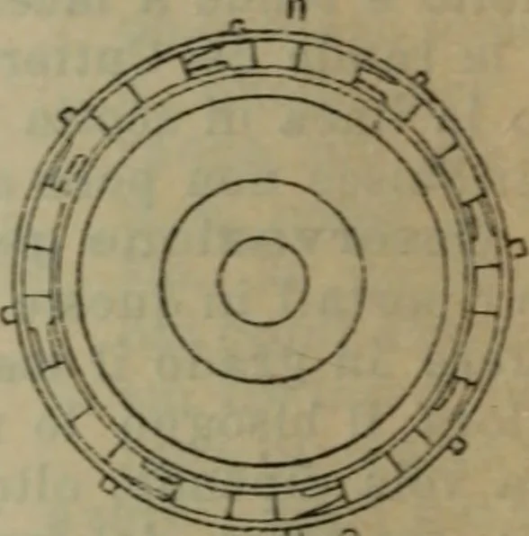 An illustration from Attrezzatura, manovra delle navi e segnalazioni marittime ... con 15 tavole lit. e 232 incisioni nel testo, 1894, leaf 145