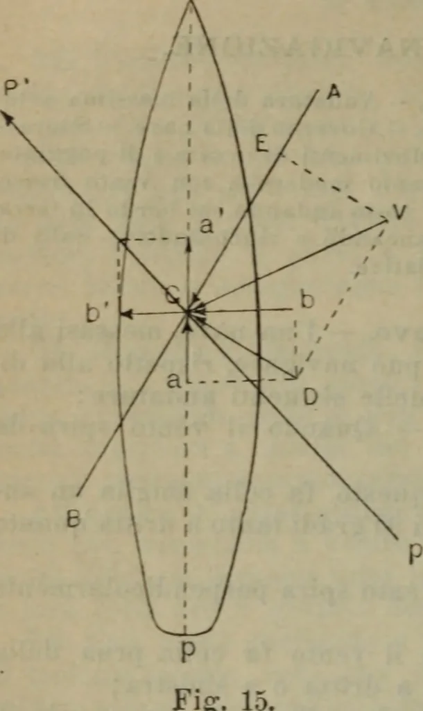 An illustration from Attrezzatura, manovra delle navi e segnalazioni marittime ... con 15 tavole lit. e 232 incisioni nel testo, 1894, leaf 213