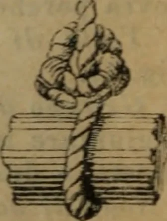 An illustration from Attrezzatura, manovra delle navi e segnalazioni marittime ... con 15 tavole lit. e 232 incisioni nel testo, 1894, leaf 29