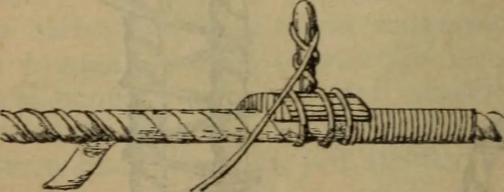 An illustration from Attrezzatura, manovra delle navi e segnalazioni marittime ... con 15 tavole lit. e 232 incisioni nel testo, 1894, leaf 35