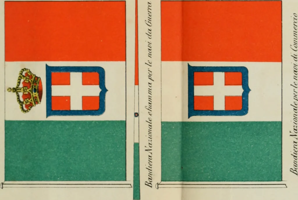 An illustration from Attrezzatura, manovra delle navi e segnalazioni marittime ... con 15 tavole lit. e 232 incisioni nel testo, 1894, leaf 398