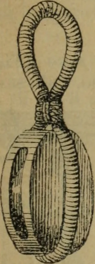 An illustration from Attrezzatura, manovra delle navi e segnalazioni marittime ... con 15 tavole lit. e 232 incisioni nel testo, 1894, leaf 58