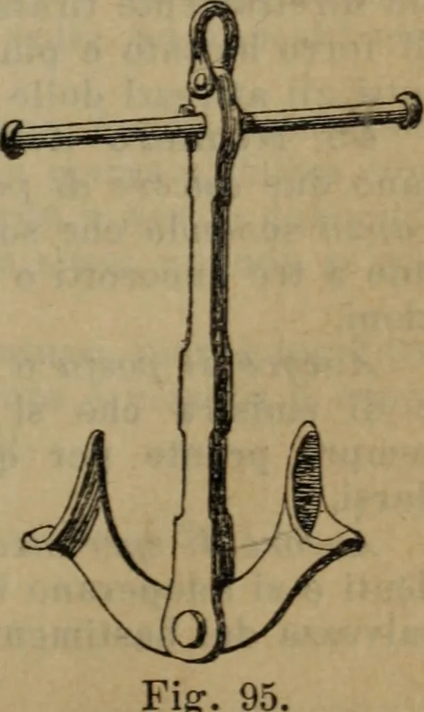 An illustration from Attrezzatura, manovra delle navi e segnalazioni marittime ... con 15 tavole lit. e 232 incisioni nel testo, 1894, leaf 66