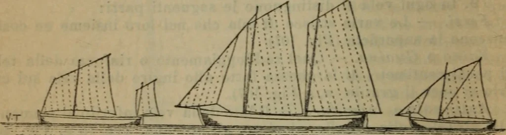 An illustration from Attrezzatura, manovra delle navi e segnalazioni marittime ... con 15 tavole lit. e 232 incisioni nel testo, 1894, leaf 87