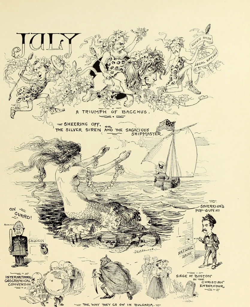 An illustration from Attwood's pictures : an artists's history of the last ten years of the nineteenth century, 1900, leaf 104