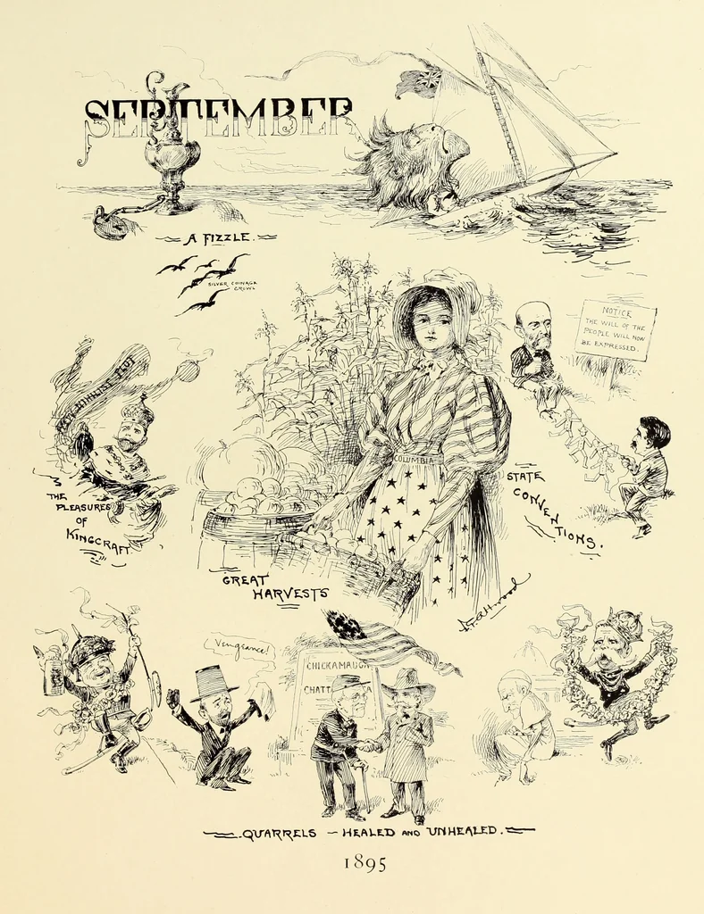 An illustration from Attwood's pictures : an artists's history of the last ten years of the nineteenth century, 1900, leaf 106