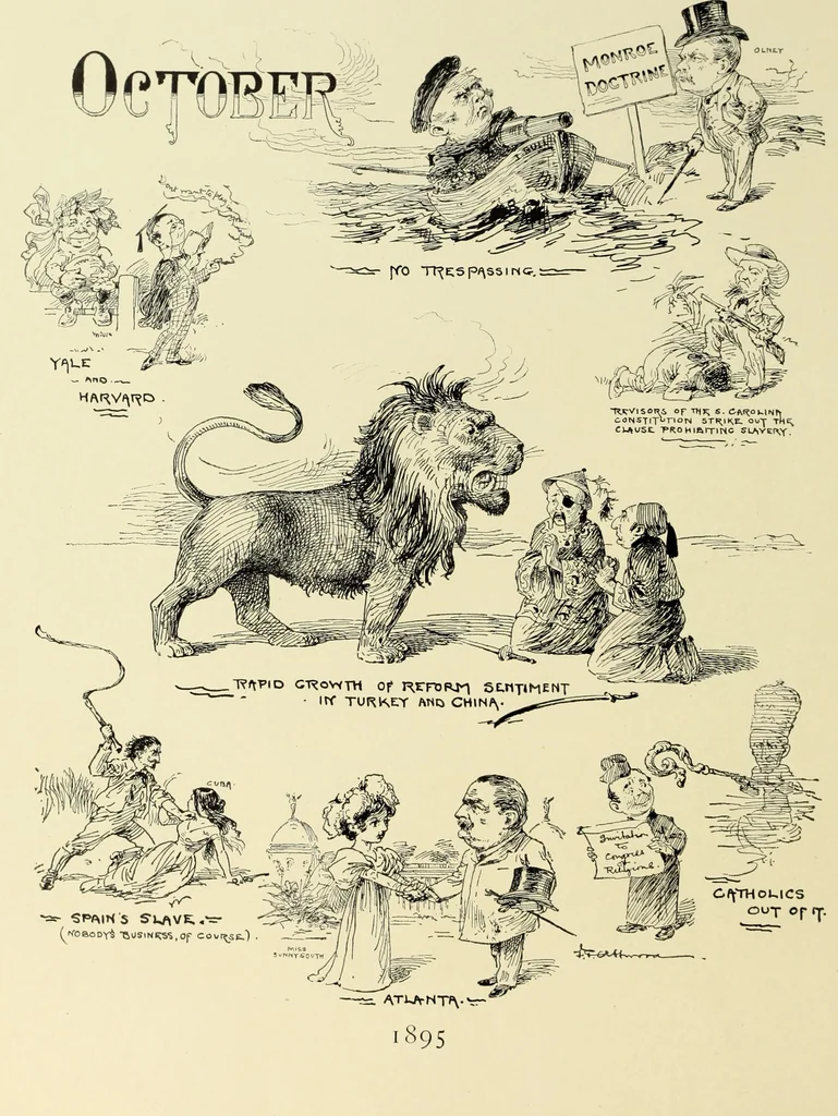 An illustration from Attwood's pictures : an artists's history of the last ten years of the nineteenth century, 1900, leaf 107
