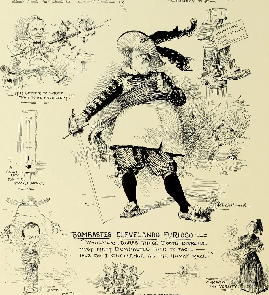 An illustration from Attwood's pictures : an artists's history of the last ten years of the nineteenth century, 1900, leaf 109