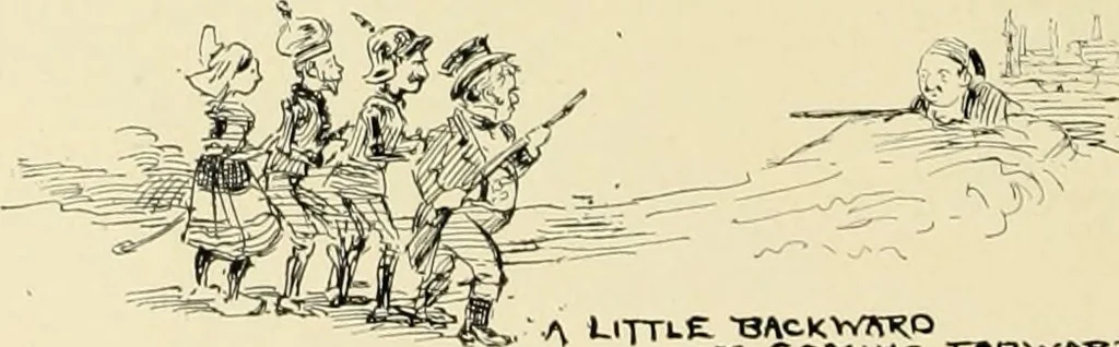 An illustration from Attwood's pictures : an artists's history of the last ten years of the nineteenth century, 1900, leaf 109