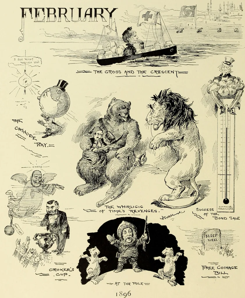 An illustration from Attwood's pictures : an artists's history of the last ten years of the nineteenth century, 1900, leaf 111
