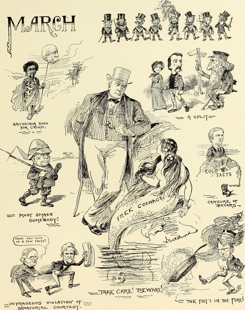 An illustration from Attwood's pictures : an artists's history of the last ten years of the nineteenth century, 1900, leaf 112