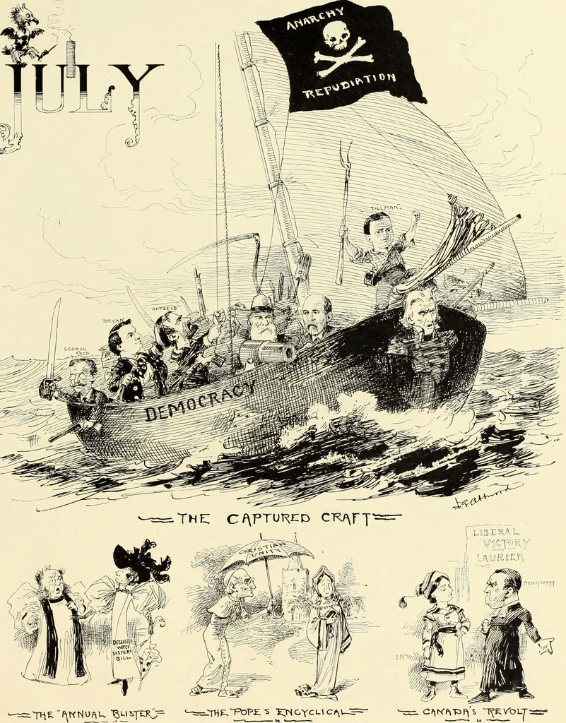 An illustration from Attwood's pictures : an artists's history of the last ten years of the nineteenth century, 1900, leaf 116