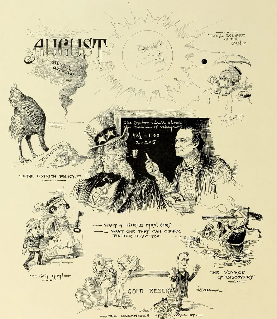 An illustration from Attwood's pictures : an artists's history of the last ten years of the nineteenth century, 1900, leaf 117
