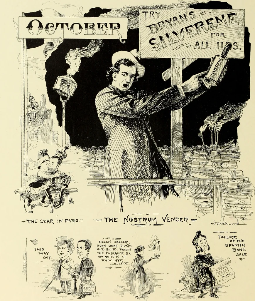 An illustration from Attwood's pictures : an artists's history of the last ten years of the nineteenth century, 1900, leaf 119
