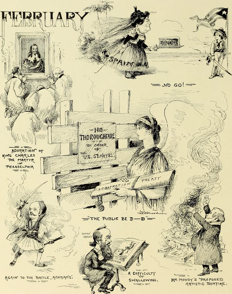 An illustration from Attwood's pictures : an artists's history of the last ten years of the nineteenth century, 1900, leaf 123