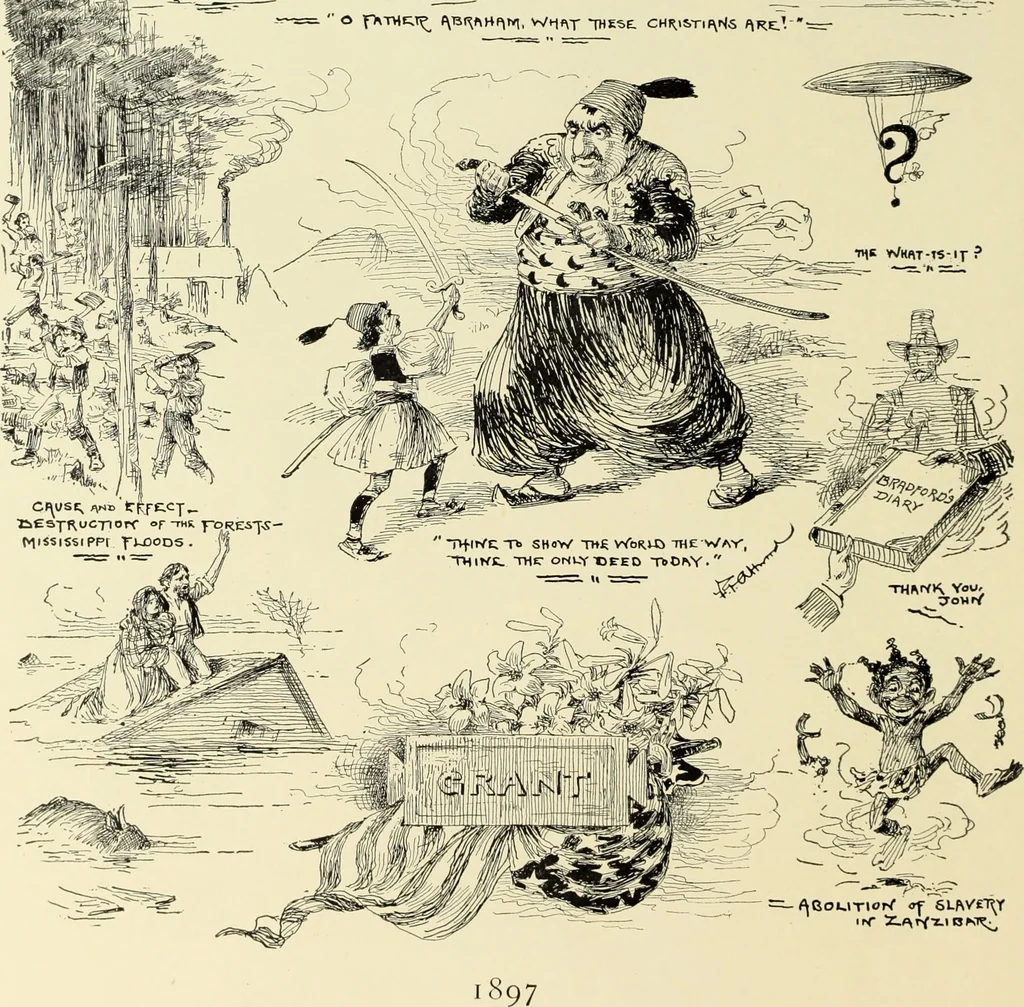 An illustration from Attwood's pictures : an artists's history of the last ten years of the nineteenth century, 1900, leaf 125