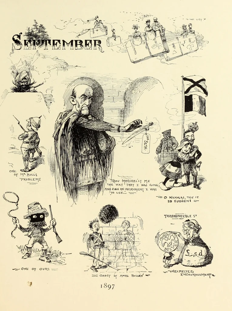 An illustration from Attwood's pictures : an artists's history of the last ten years of the nineteenth century, 1900, leaf 130