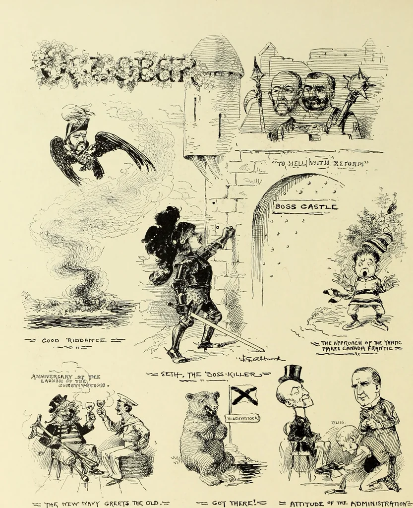An illustration from Attwood's pictures : an artists's history of the last ten years of the nineteenth century, 1900, leaf 131