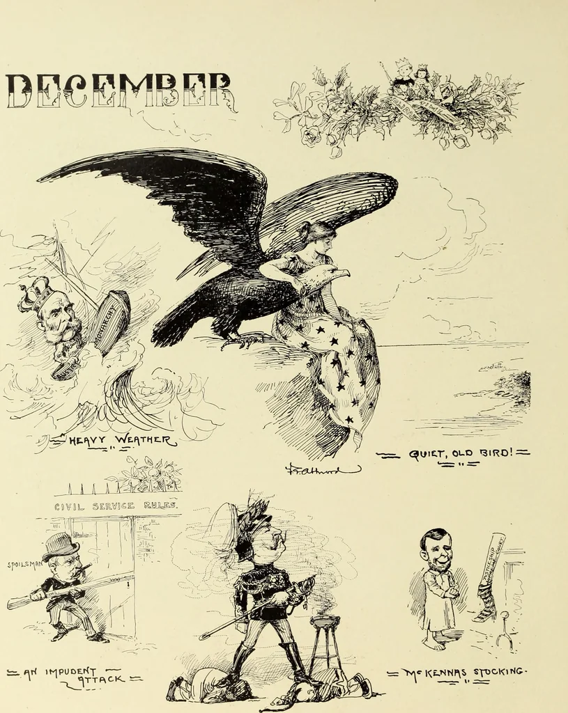 An illustration from Attwood's pictures : an artists's history of the last ten years of the nineteenth century, 1900, leaf 133