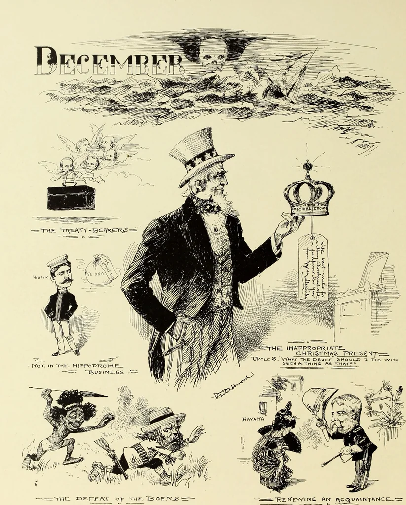 An illustration from Attwood's pictures : an artists's history of the last ten years of the nineteenth century, 1900, leaf 141
